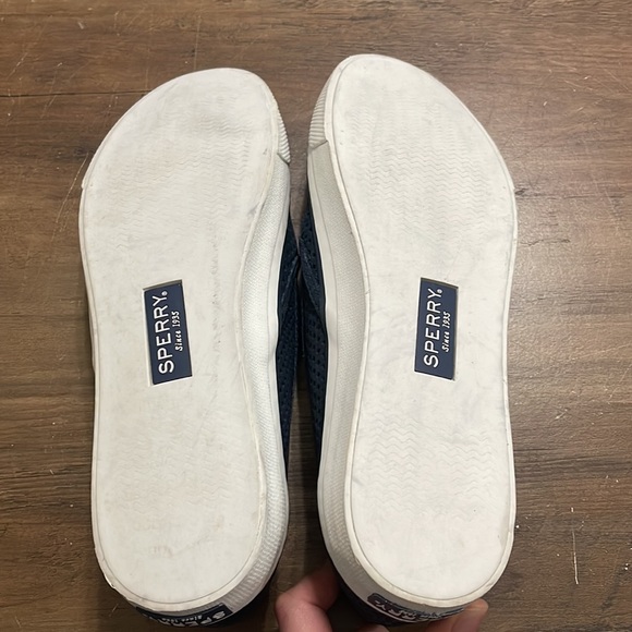Women’s Sperry Top-sider slip on. Navy blue. Size 9.5 - Picture 3 of 4
